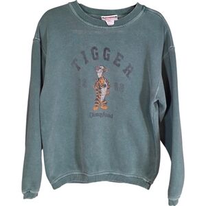 Rare Vintage 90s Disneyland Tigger "Heritage" Crewneck Sweatshirt 100% Cotton